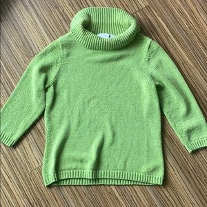 Liz Claiborne Lime Green Turtleneck sweater. M
